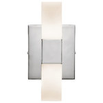 Elan Lighting - Elan Lighting 83267 Tvill - 9" 7.2W 36 LED Wall Sconce - Shade Included: TRUE  Dimable:Tvill 9" 7.2W 36 LED Chrome Etched Acryli *UL Approved: YES Energy Star Qualified: n/a ADA Certified: n/a  *Number of Lights: Lamp: 36-*Wattage:7.2w LED bulb(s) *Bulb Included:Yes *Bulb Type:LED *Finish Type:Chrome