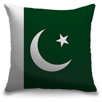"Pakistan Flag" Outdoor Pillow 16"x16"