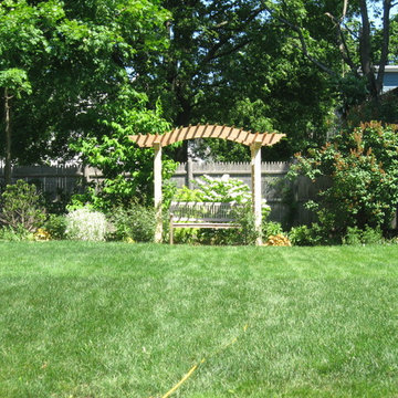Cedar pergola