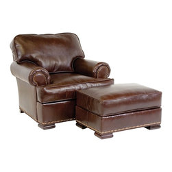 Leather Chairs and Ottomans - Products