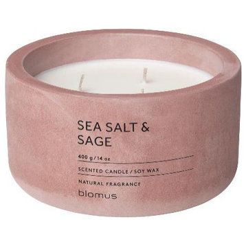 Fraga Candle 3 Wick 5"/13Cm Withered Rose Wsea Salt & Sage Scent
