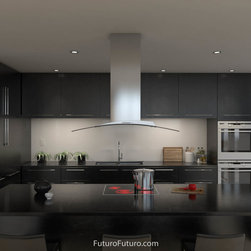 42&Prime; Acqualina Glass Island Range Hood - Range Hoods And Vents