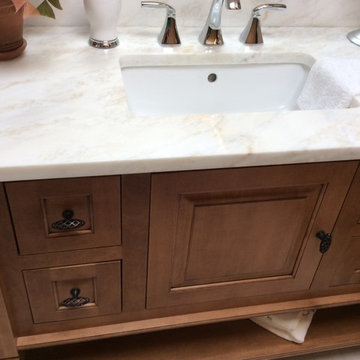 White Marble Vanity Top