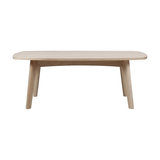 Marta Coffee Table, White Stained Oak