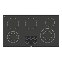 Bosch 300 Series 36" Electric Cooktop, Black | NEM3664UC - Cooktops