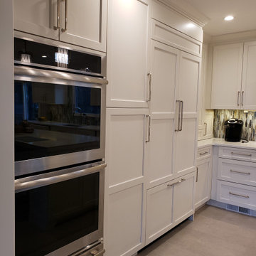 White Shaker Kitchen - Closter, NJ
