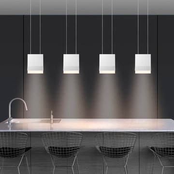 Lambda LED Pendants above Counter