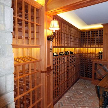 Elevated Display Row lit with LED lights allows you to showcase your wine collec