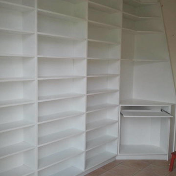 Book case/ computer station. Lucan