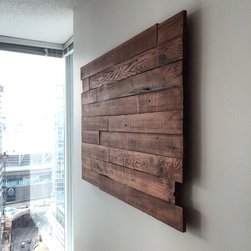 Staggered Board Wall Art - Wall Sculptures