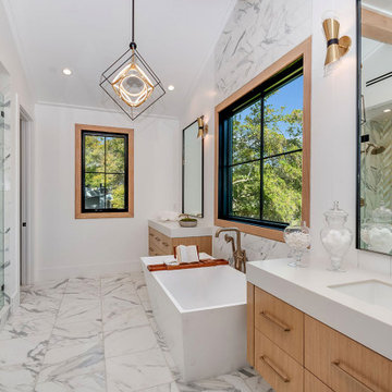 Modern Farmhouse Bathroom Sanctuary