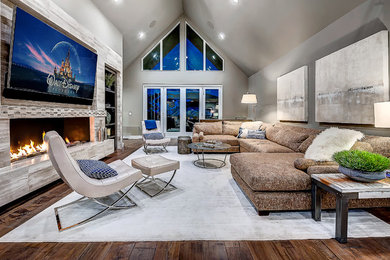 Family room photo in Denver