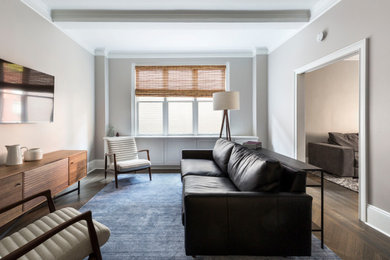 Living room - transitional living room idea in New York