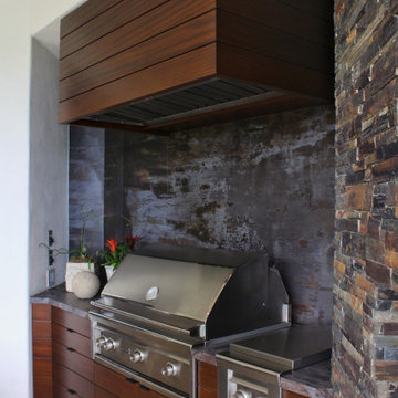 Beach Town Barbeque with Indoor/Outdoor Window Passthrough