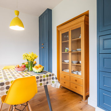 Compact Kitchen with Colour