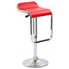 LEM Bar Stool in Red Vinyl