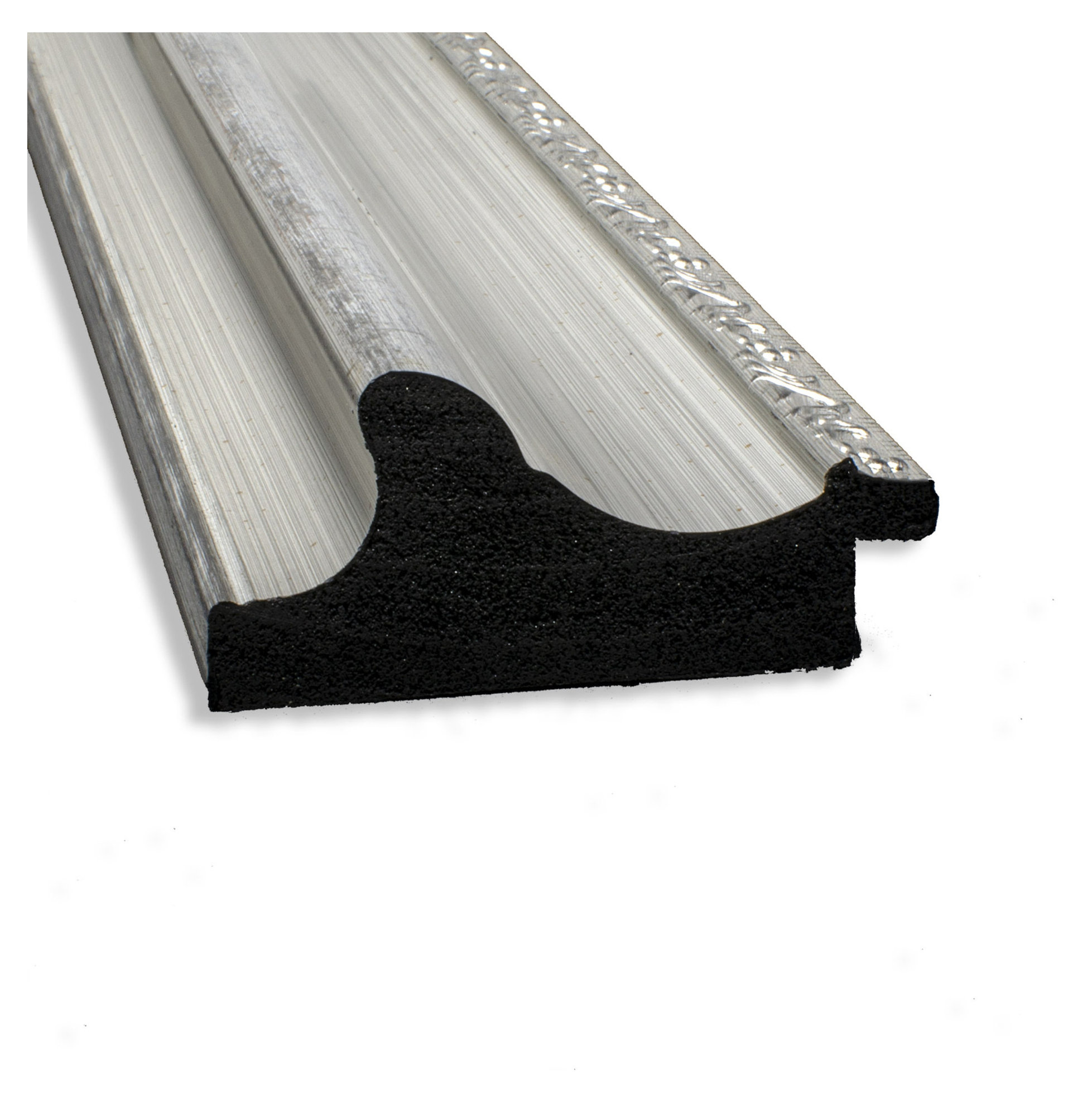 Bathroom Mirror Frame Border Kit, Parlor Silver, For 16x26 Mirror ...