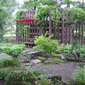 Japanese Garden from an old pool area