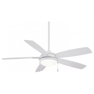 Casablanca Stealth Dc 54 Snow White Indoor Ceiling Fan