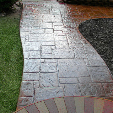 Colored and Stamped Concrete