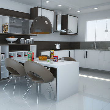 Projetos de interiores 3d