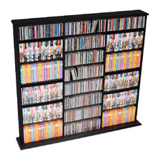 Triple Width Wall Storage, Black