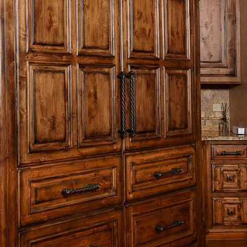 Collection of custom designs by our full custom cabinetmaker CWP