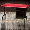 DPS 101 Mid Century School Desk, Vintage Style, Bright Red