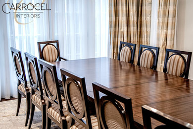 Dining room - traditional dining room idea in Toronto