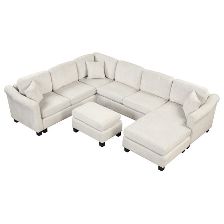 Gewnee 122.1" *91.3" 4Pcs Sectional Sofa