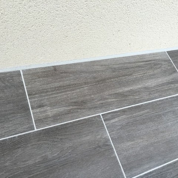 Carrelage de la terrasse