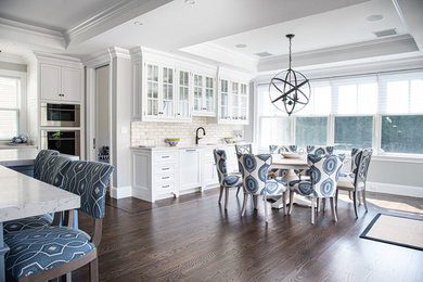 Example of a classic dining room design in New York