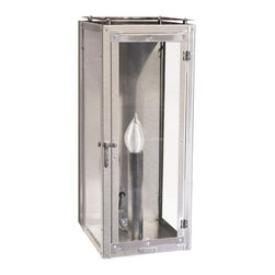 Modernist Flush Mount in Stainless Steel - Outdoor Wall Lights And Sconces