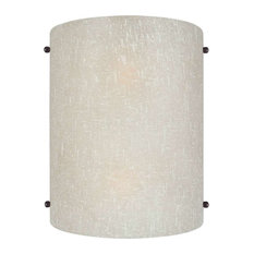 Forte Lighting 2 Light ADA Wall Sconce in Antique Bronze