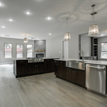 2 high functioning islands overlooking the Great Room and Media Room