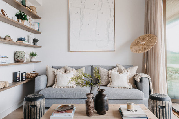 Coastal Living Room by Lydia Allen Interiors