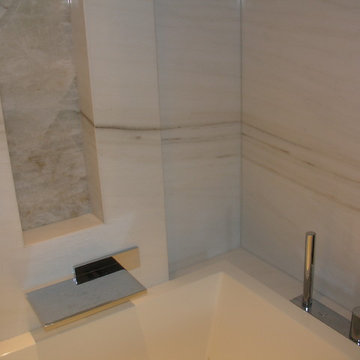 marble tub cladding