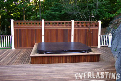 Large elegant deck photo in Richmond