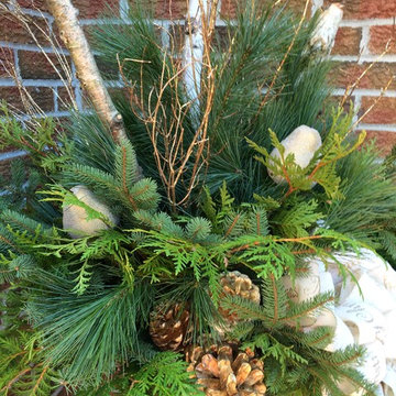 Assorted Outdoor Christmas Arrangements