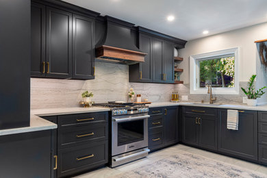 Kitchen - transitional kitchen idea in Other