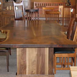 Book-Matched Live Edge Walnut Table - Products