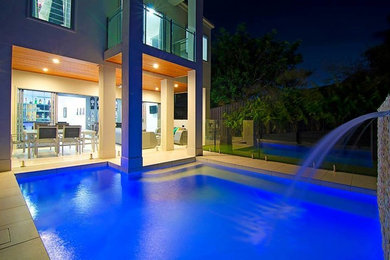 Modern pool in Brisbane.