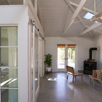 Ojai Modern Garage Conversion into Guesthouse/ ADU