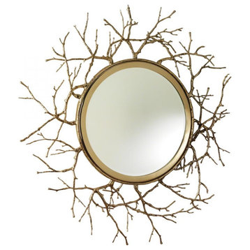 Twig Brass Mirror