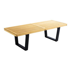 Modern Slat Bench - Products