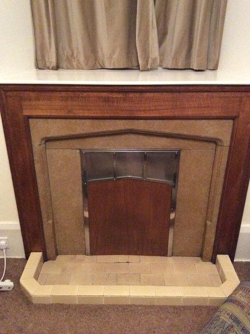 Hiding an ugly unused fireplace Houzz UK