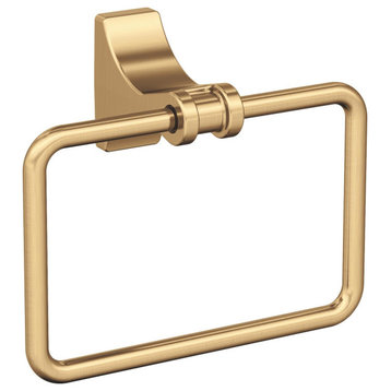 Amerock Davenport Transitional Towel Ring, Champagne Bronze