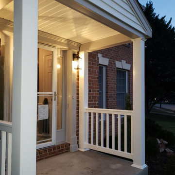 Burns Front Porch and concrete stairs