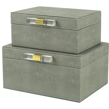 Masson Decorative Box, Grey