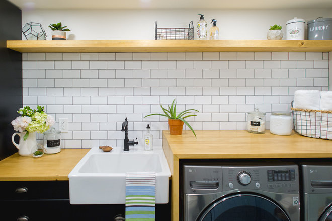 Laundry Room by Stéphanie Fortier Design